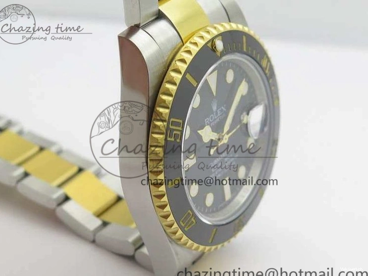 YG 116613LN Noob On Submariner SS Black V5 A2836 Bracelet Dial Edition 1:1 Best 0403